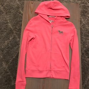 PINK zip up hoodie